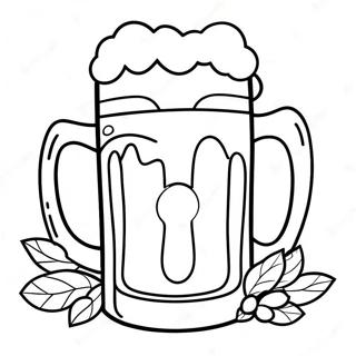 Page A Colorier De Mug De Biere Amusant De Loktoberfest 33532-17701