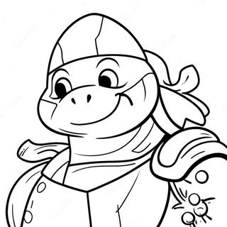 Page A Colorier De Noel Des Tortues Ninja 33621-17771