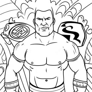 Wwe A Colorier 33631-17779