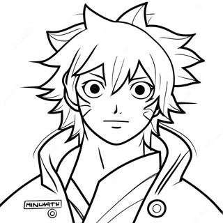 Minato Pages À Colorier