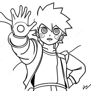 Page A Colorier De Minato Avec Rasengan 33682-17824