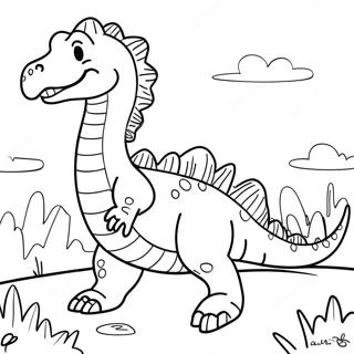 Page A Colorier Spinosaurus 3369-2740