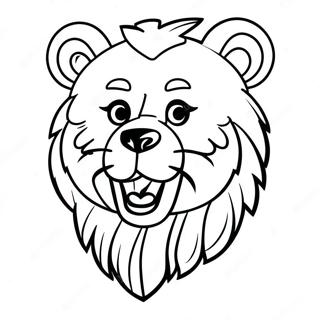 Page A Colorier De La Mascotte Des Memphis Grizzlies 33712-17846