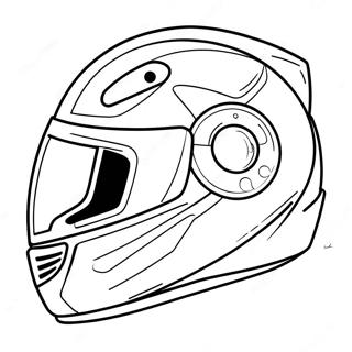 Page A Colorier De Casque De Course Cool 33732-17864