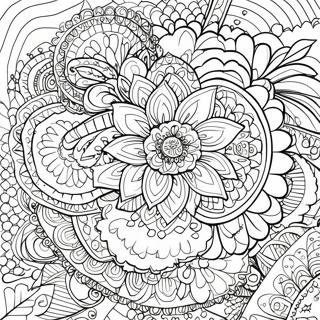 Page A Colorier Mandala Gypsy Boho 33741-17868