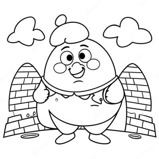 Humpty Dumpty Pages À Colorier