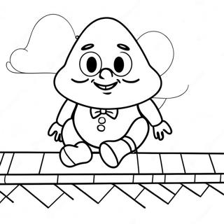 Page A Colorier Humpty Dumpty Assis Sur Un Mur 33813-17919