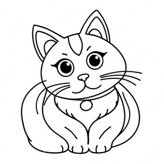 Page A Colorier Chat Calico 33872-17960