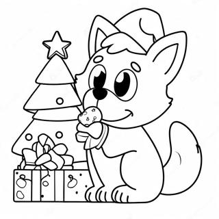 Page A Colorier Bluey De Noel 3389-2754