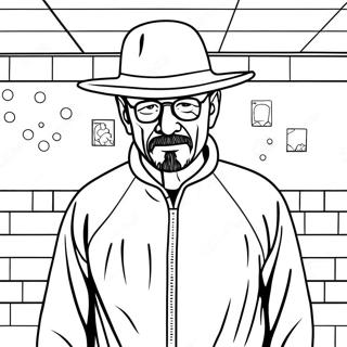 Page A Colorier Walter White En Combinaison De Protection 33983-18050