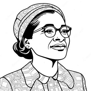 Rosa Parks Pages À Colorier