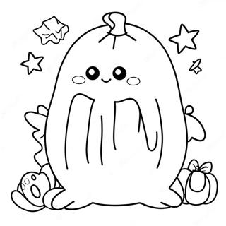 Page A Colorier De Fantome Squishmallow Dhalloween Mignon 34003-18066