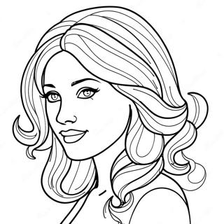 Page A Colorier De Cheveux Realistes 34022-18078