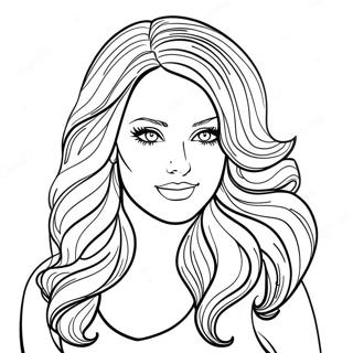 Page A Colorier De Cheveux Realistes 34022-18079