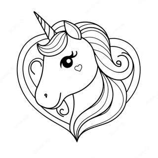 Page A Colorier Coeur De Licorne 34032-28285