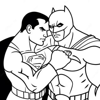 Page A Colorier Batman Contre Superman 34042-28296