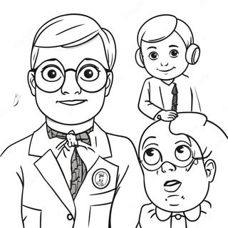 Page A Colorier Odd Squad 34052-28301