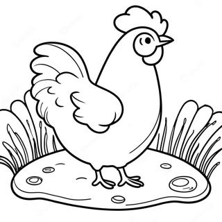 Page A Colorier La Petite Poule Rouge 34072-18119