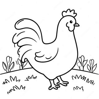 Page A Colorier La Petite Poule Rouge 34072-18120