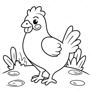 Page A Colorier La Petite Poule Rouge 34072-28317