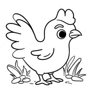 Page A Colorier La Petite Poule Rouge 34072-28319