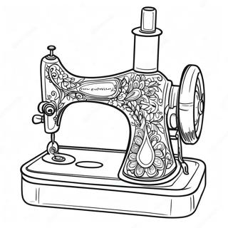 Page A Colorier Une Machine A Coudre 34102-18143