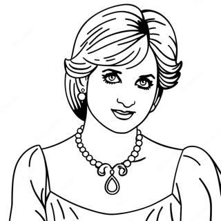 Page A Colorier De La Princesse Diana 34152-28382