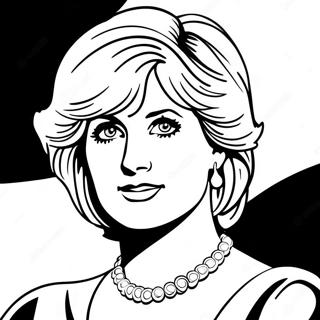 Page A Colorier De La Princesse Diana 34152-28384