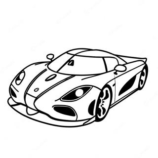 Page A Colorier Koenigsegg Agera En Mouvement 34163-18193