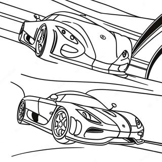 Page A Colorier Koenigsegg Agera En Mouvement 34163-18194