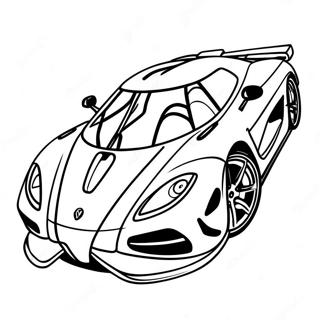 Page A Colorier Koenigsegg Agera En Mouvement 34163-18195