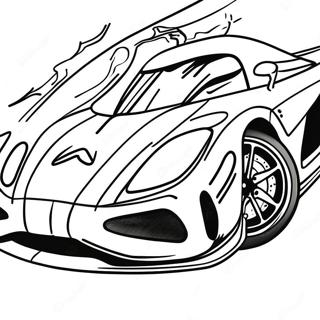 Page A Colorier Koenigsegg Agera En Mouvement 34163-28394