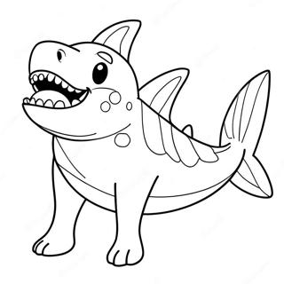 Page A Colorier Chien Requin 34202-18224