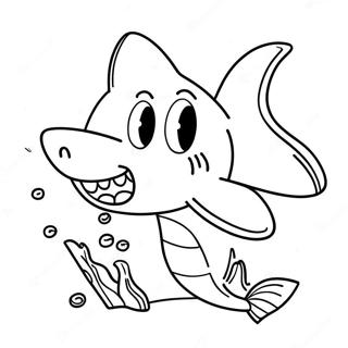 Page A Colorier Chien Requin Joueur 34203-18225