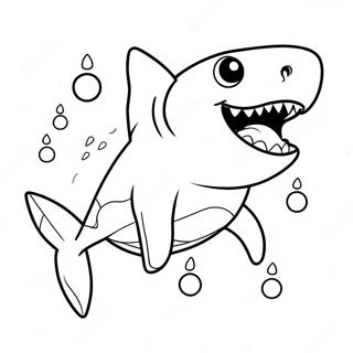 Page A Colorier Chien Requin Joueur 34203-28425