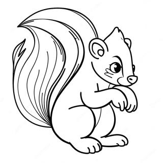 Page A Colorier Skunk 34212-18230