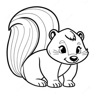 Page A Colorier Skunk 34212-28429