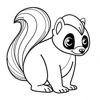 Page A Colorier Skunk 34212-28430