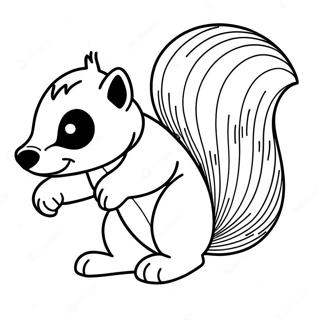 Page A Colorier Skunk 34212-28431