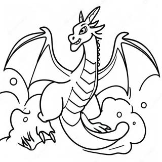 Page A Colorier De La Bataille Epique Du Dragon De Fin 34273-28481