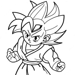 Goten Pages À Colorier