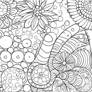 Page A Colorier De Motifs A Pois 34312-28512