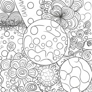 Page A Colorier De Motifs A Pois 34312-28587