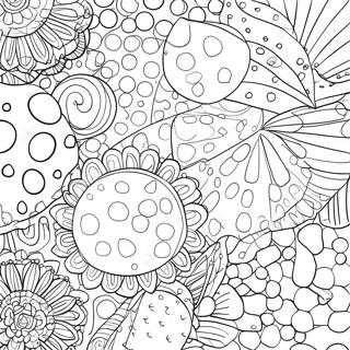 Page A Colorier De Motifs A Pois 34312-28588