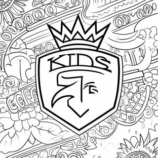 Page A Colorier Du Logo Des Sacramento Kings 34323-28521