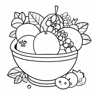 Page A Colorier De Bol De Fruits 34352-28620