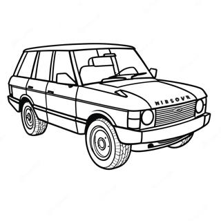 Page A Colorier De Range Rover 34412-28666