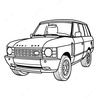 Page A Colorier De Range Rover 34412-28668