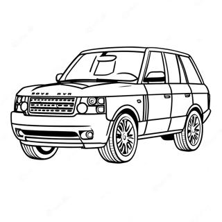 Page A Colorier De Range Rover De Luxe 34413-28670