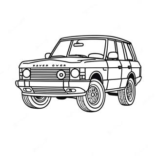 Page A Colorier De Range Rover De Luxe 34413-28671